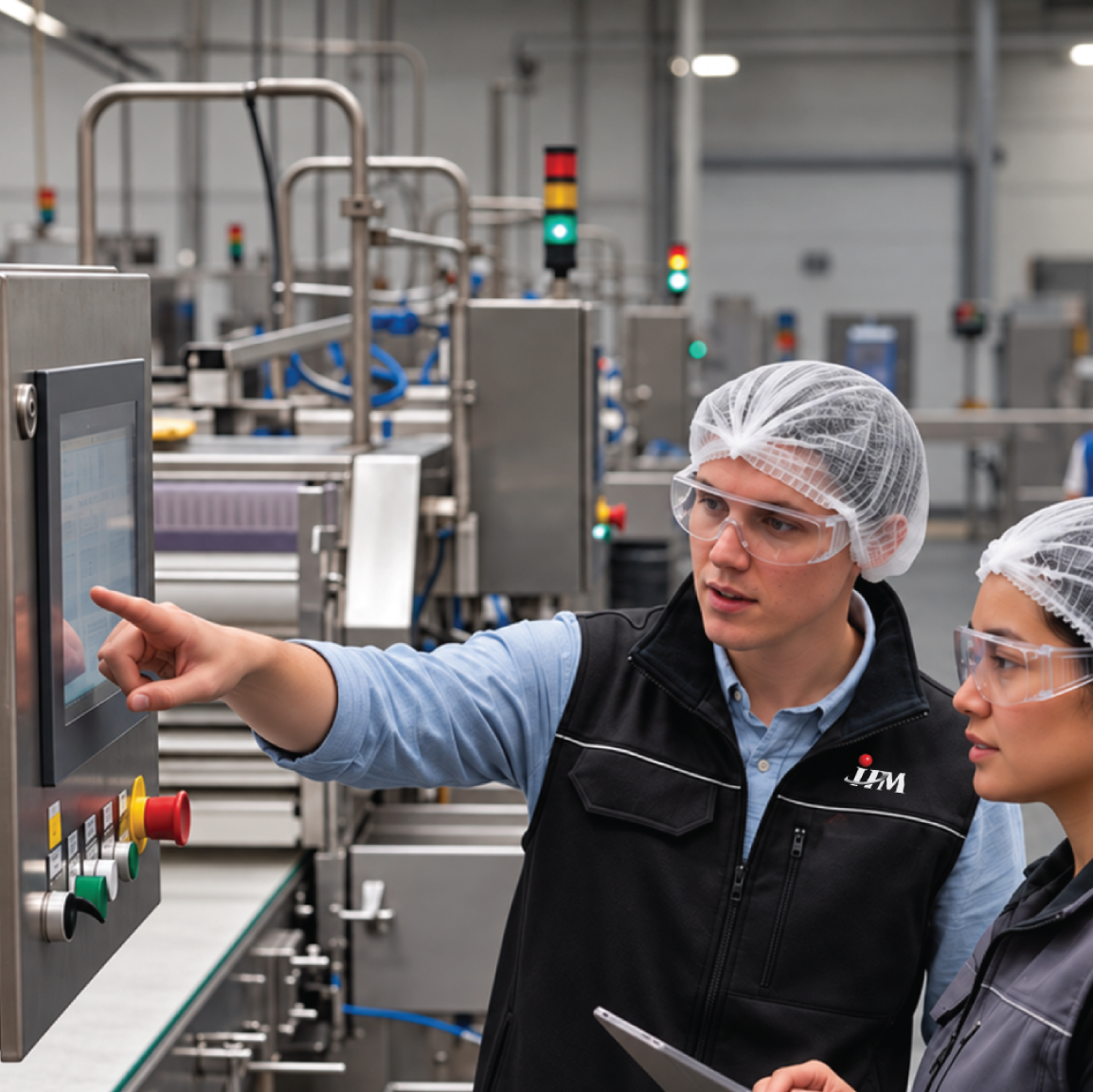 IPM engineer training operators and providing support